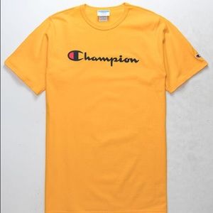 CHAMPION Script Gold T-Shirt from Tilly’s